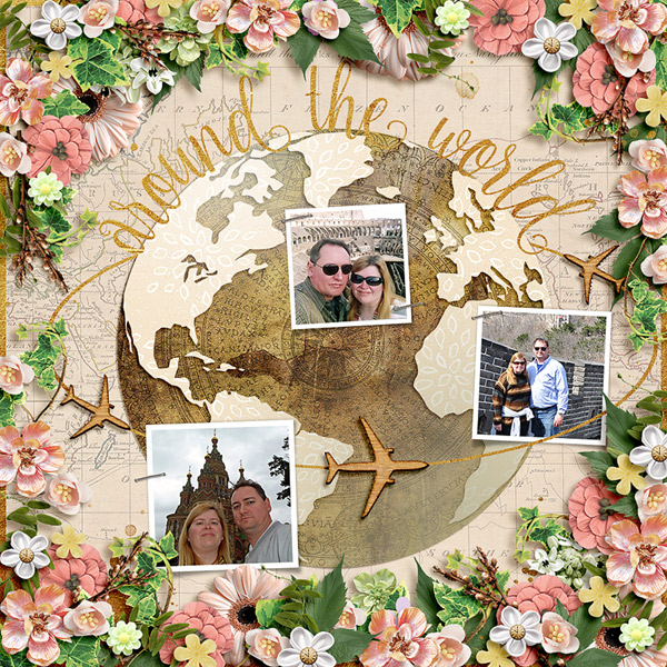 around the world