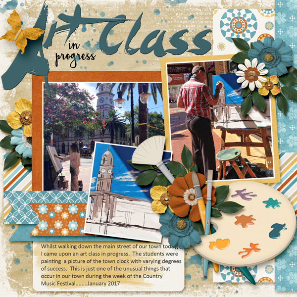 Art Class in Progress