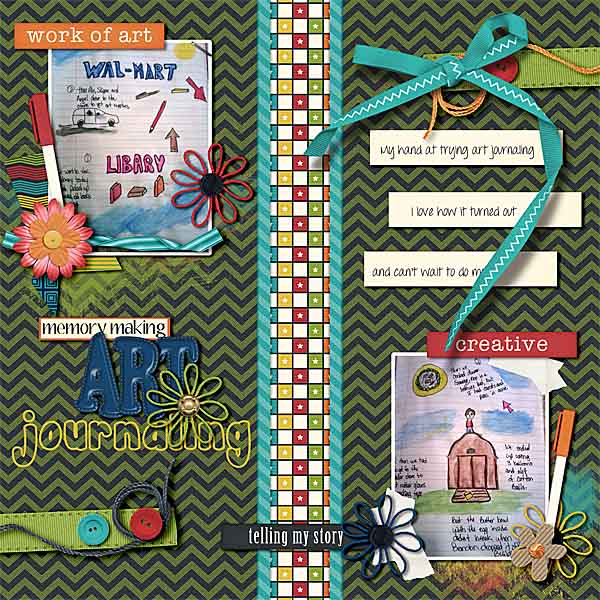 Art journaling