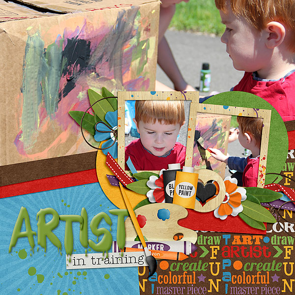 Artist in training