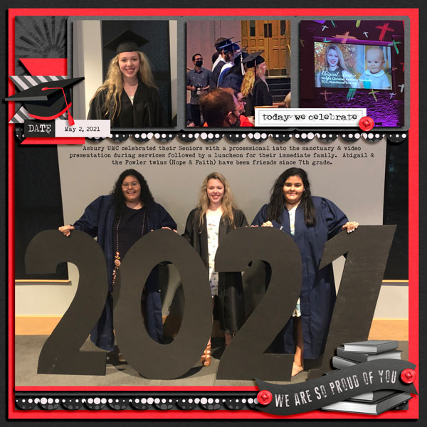 Asbury UMC celebrating Seniors 5.2.2021