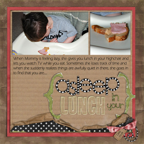 Asleep in your Lunch