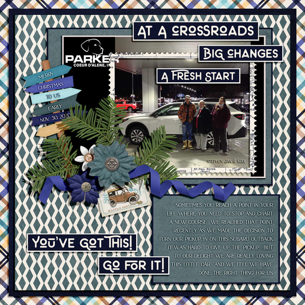 AT A CROSSROADS
