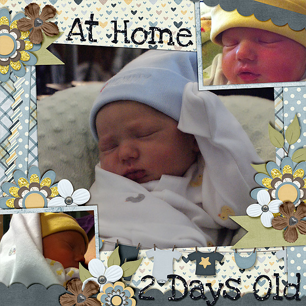 At Home 2 Days Old