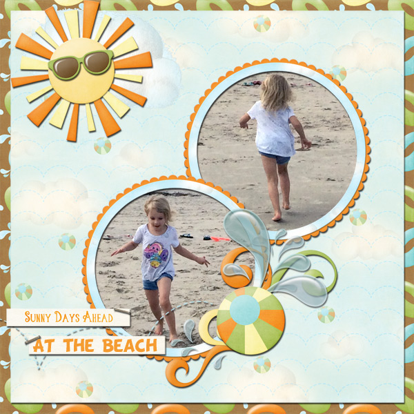 At rhe Beach