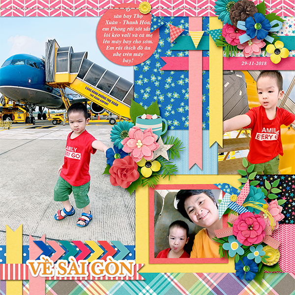 At the airport!