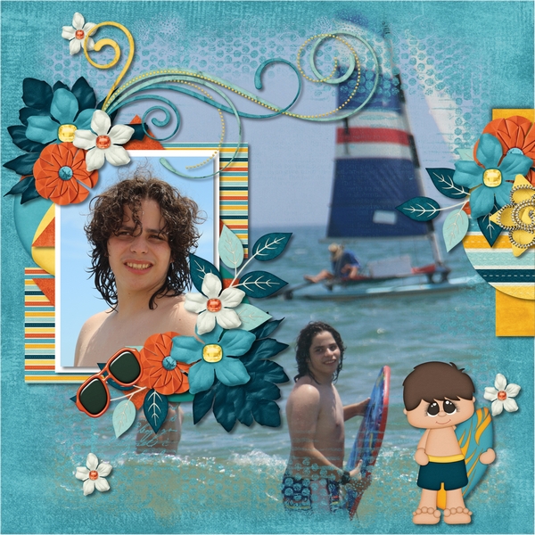 At The beach 01