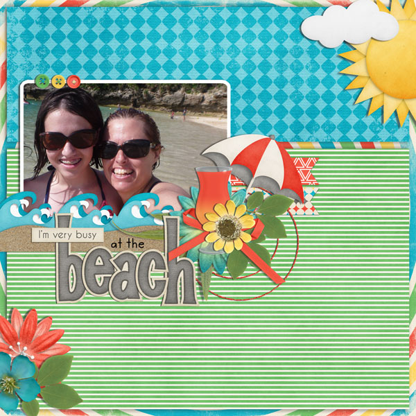 at the beach