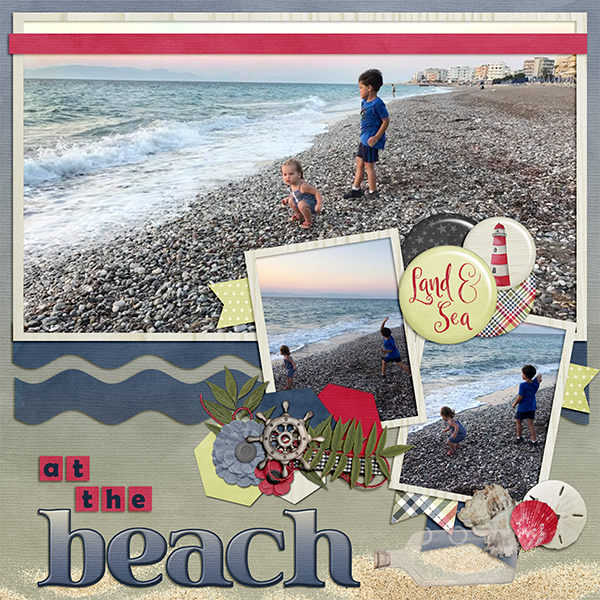 at the beach