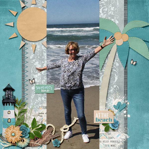 At the beach