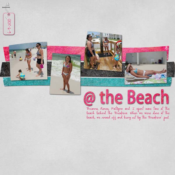 at the beach