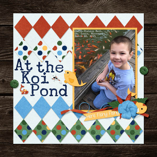 At the Koi Pond