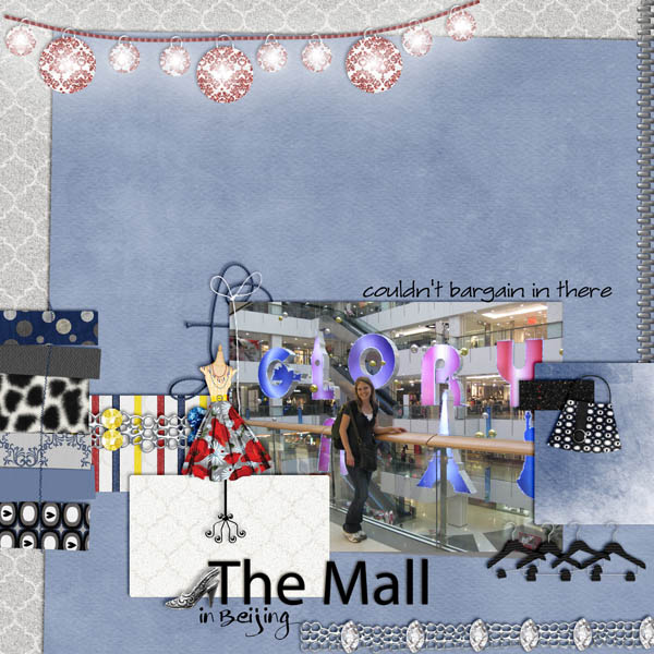 at the mall