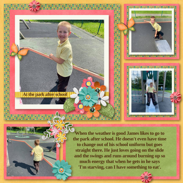 At the park after school