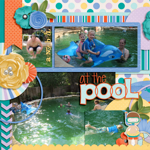 At the Pool (left side)