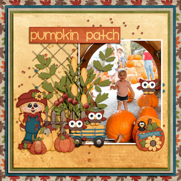AT THE PUMPKIN PATCH