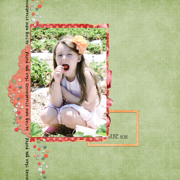 at the strawberry patch