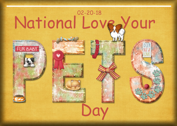 ATC 2018-025 National Love Your Pets Day