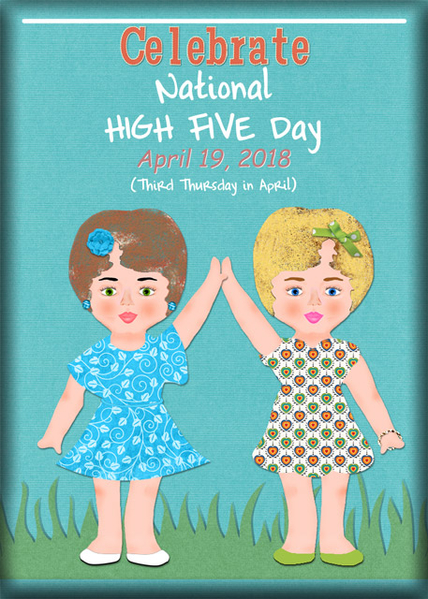 ATC 2018-044 Celebrate National High Five Day