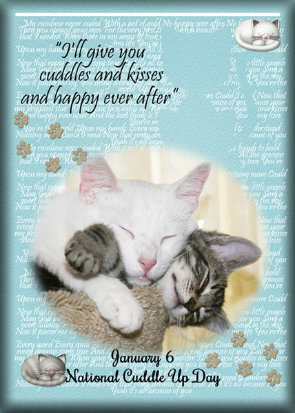ATC 2019-005 National Cuddle Up Day