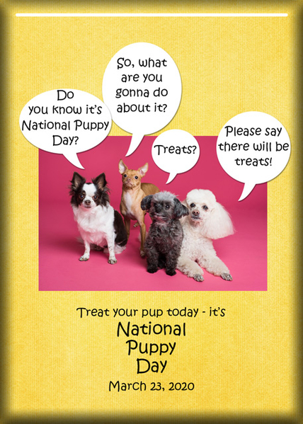 ATC 2020-040 National Puppy Day