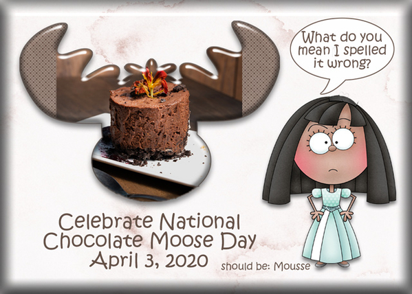 ATC 2020-048 Celebrate National Chocolate Mousse Day