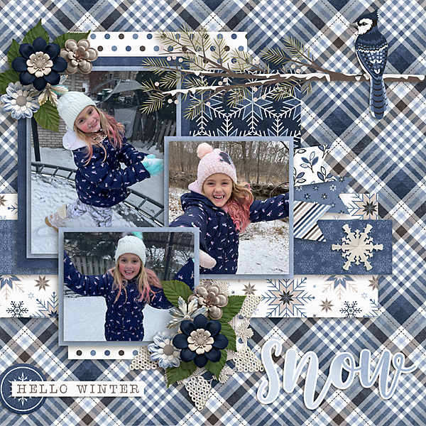 Aubrey in Snow