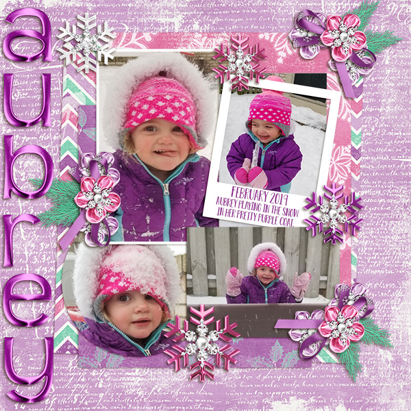 Aubrey in the Snow