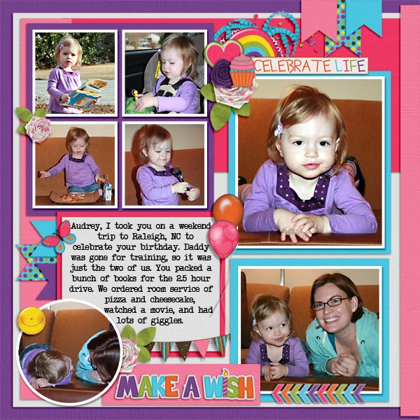 Audrey is 2!