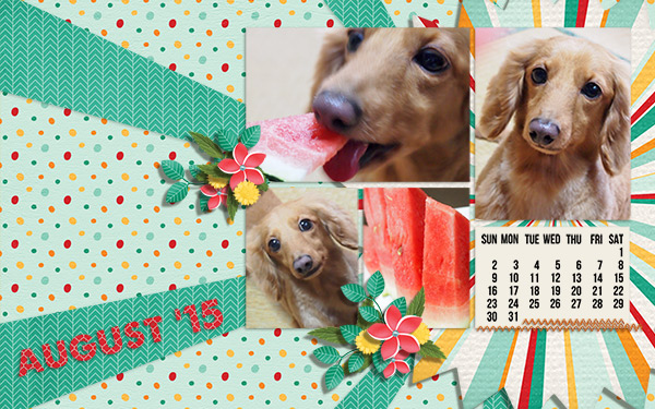 Aug-2015 Calendar