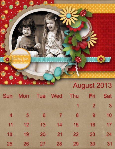 Aug Calendar