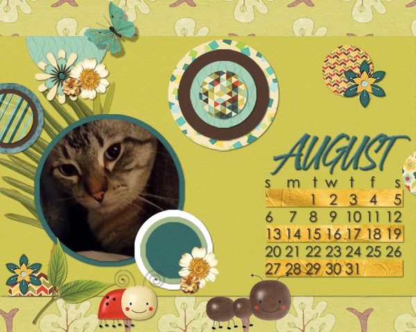 Aug desktop calendar