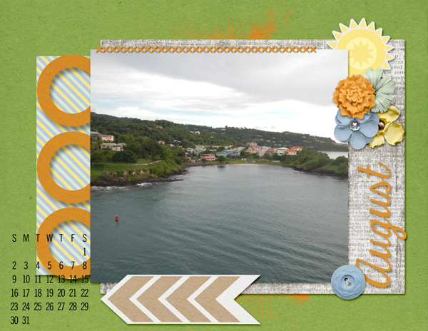 August 15 Calendar - April Buffet Challenge