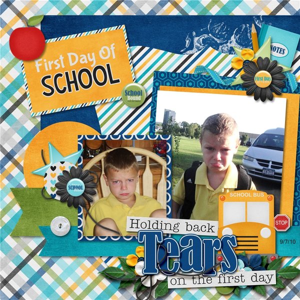 August 2013 - Grab Bag Sale by Connie Prince-School Blues