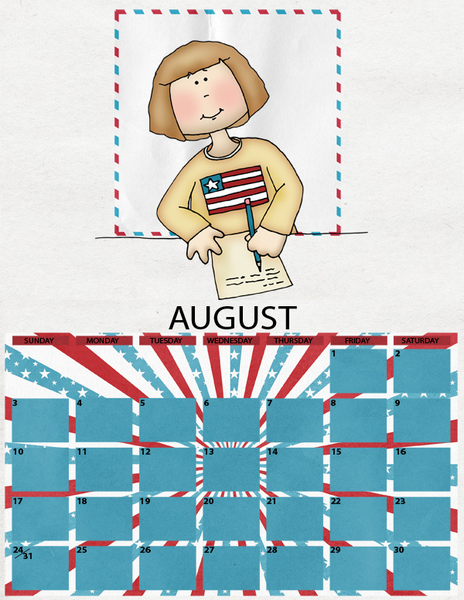 August 2014 Calendar