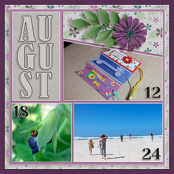 August 2019 project life