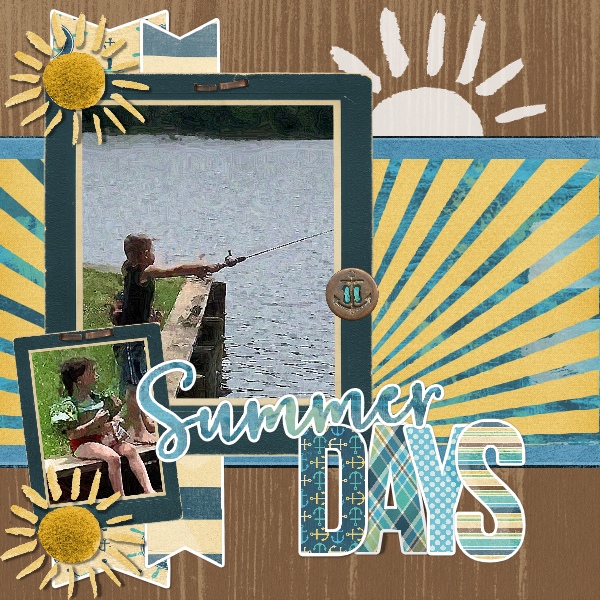 August 2020 Brush Challenge Summer Days