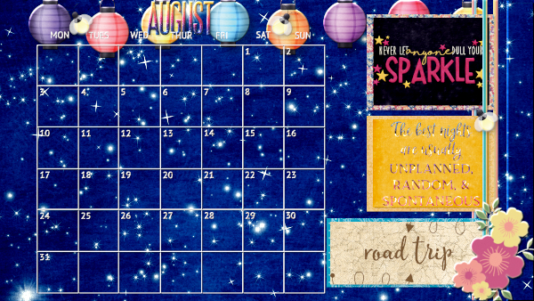August 2020 calendar