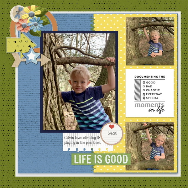 August 2020 Mini Kit Challenge:  Life if Good