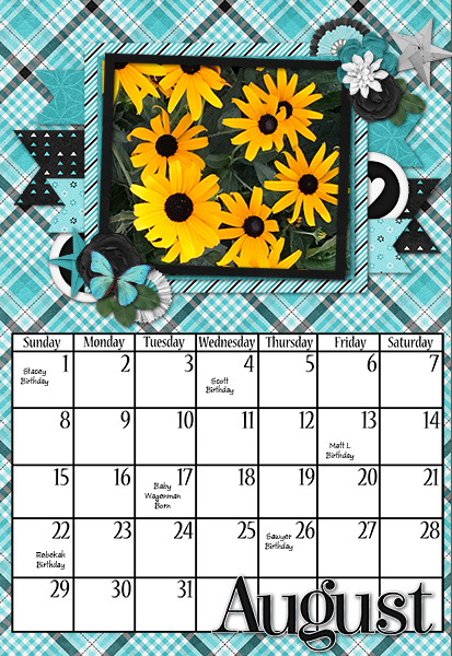 August 2021 Calendar