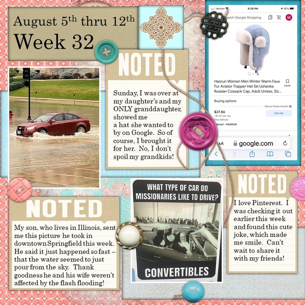 August 2023 Project 365 Challenge - Week 32