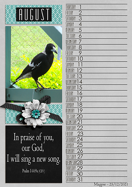 August 2024 Calendar Page
