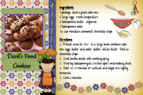 August 2024 Recipe Card Challenge