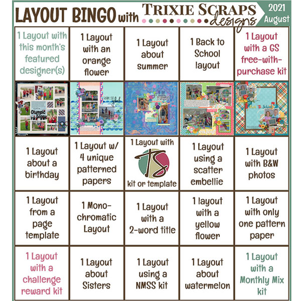 August Bingo