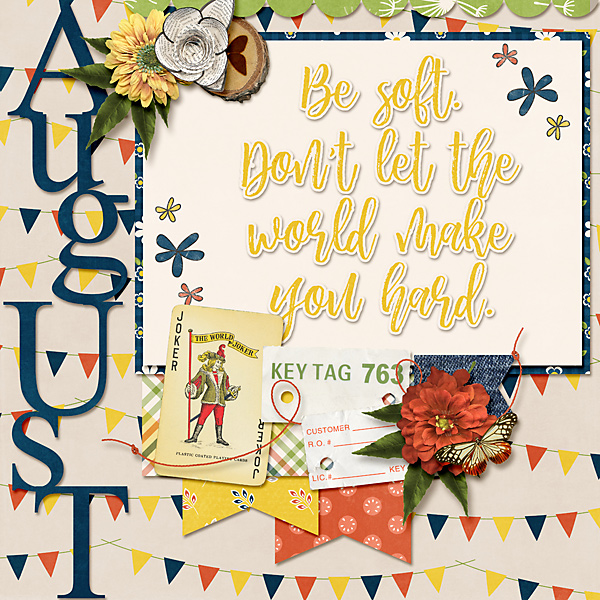 August Calendar Cover