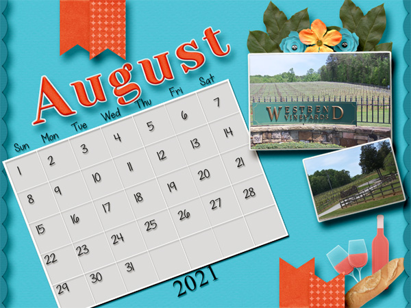 August Calendar -- Desktop