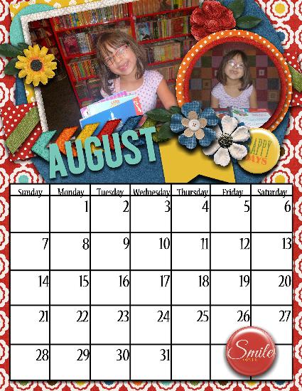 August Calendar