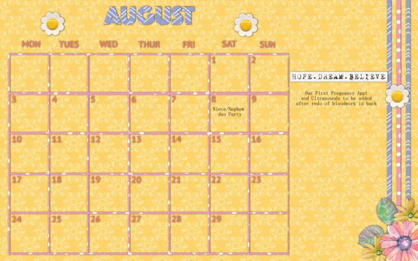 August Desktop