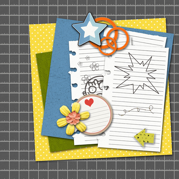 August Mini Kit Challenge by Polka Dot Chicks