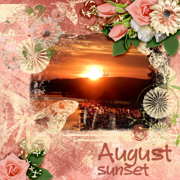 August-sunset